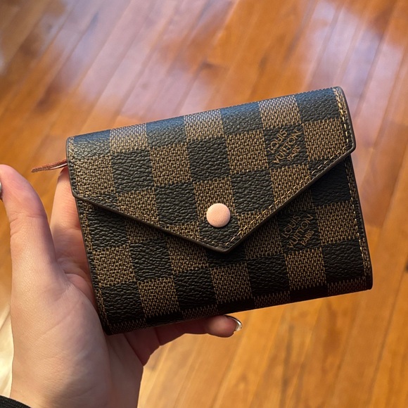 Louis Vuitton Handbags - Louis Vuitton Portefeuille Wallet Victorine Damier Rose Pink Ballerine